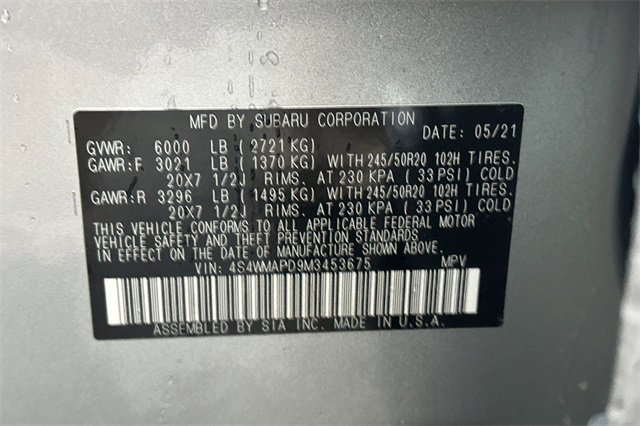 Used 2021 Subaru Ascent Limited w/ Technology Package image 29