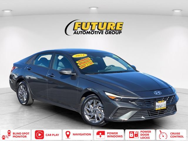 Used 2024 Hyundai Elantra Blue