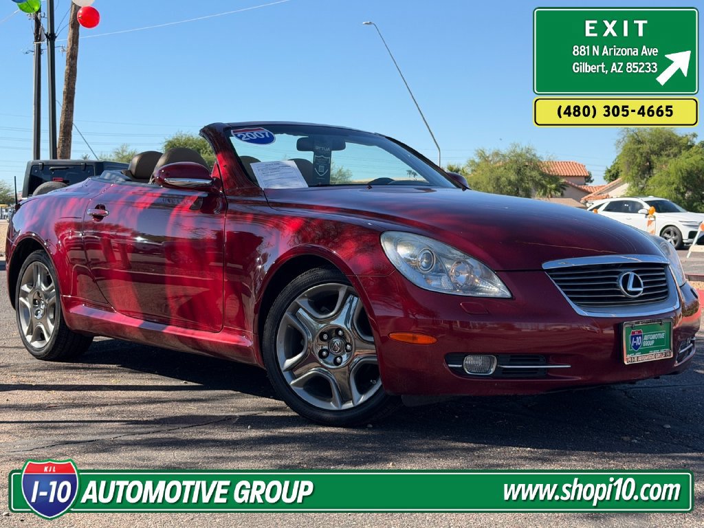 Used 2007 Lexus SC 430 Convertible w/ Preferred Accessory Pkg