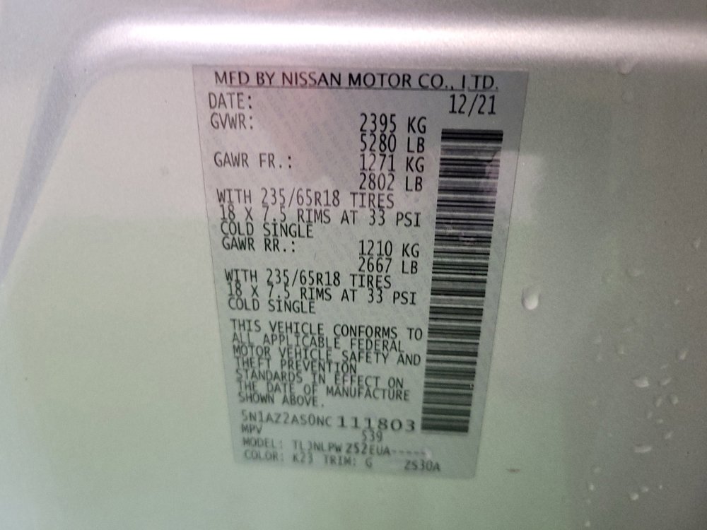 Used 2022 Nissan Murano S image 33