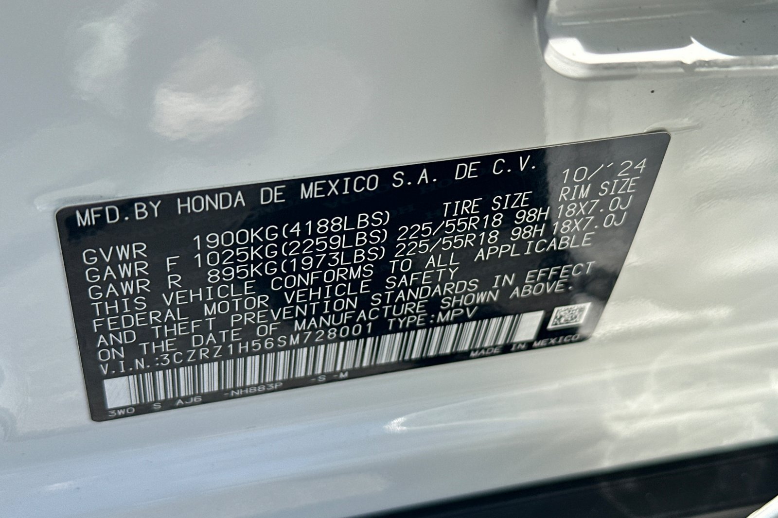 Used 2025 Honda HR-V Sport image 28