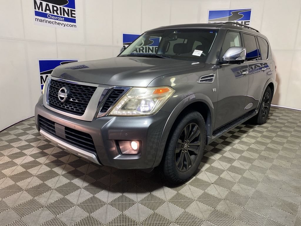 Used 2017 Nissan Armada Platinum w/ Captain Seat Package RWD image 14