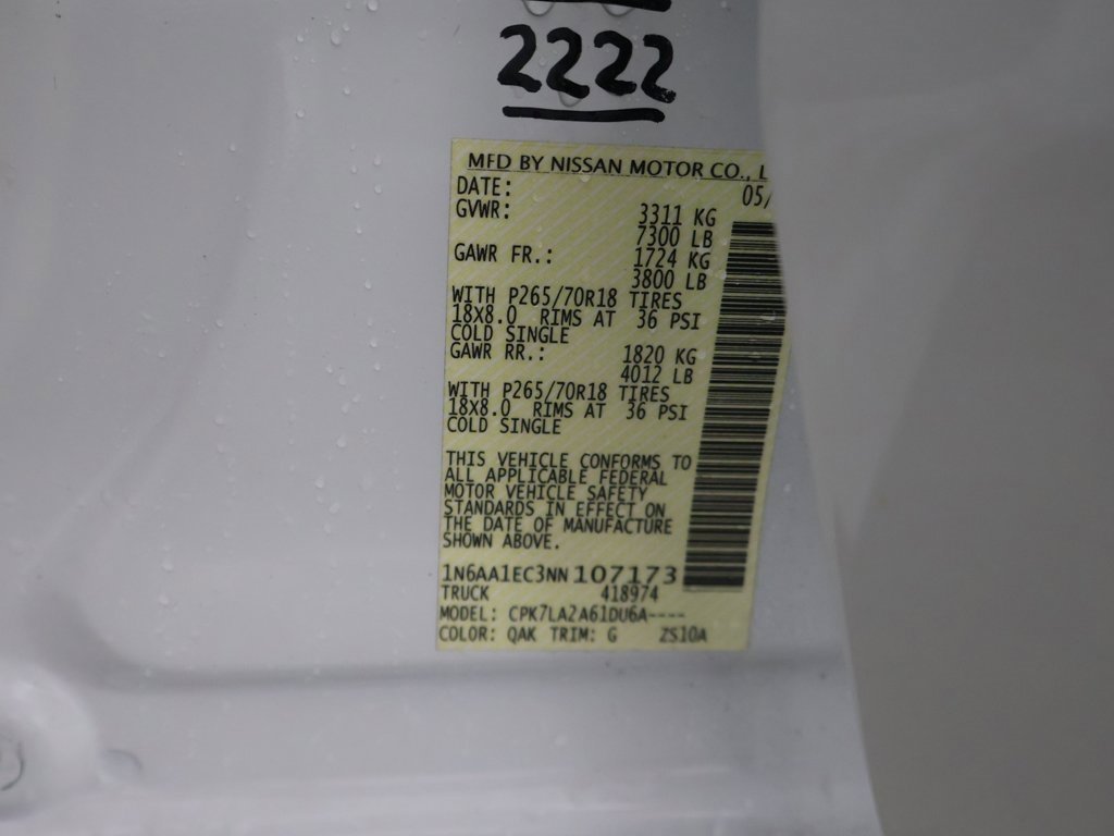 Used 2022 Nissan Titan S w/ S Utility Package image 42