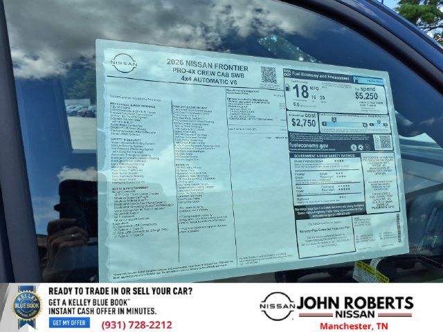 New 2026 Nissan Frontier PRO-4X w/ Tow Package AWD/4WD image 19