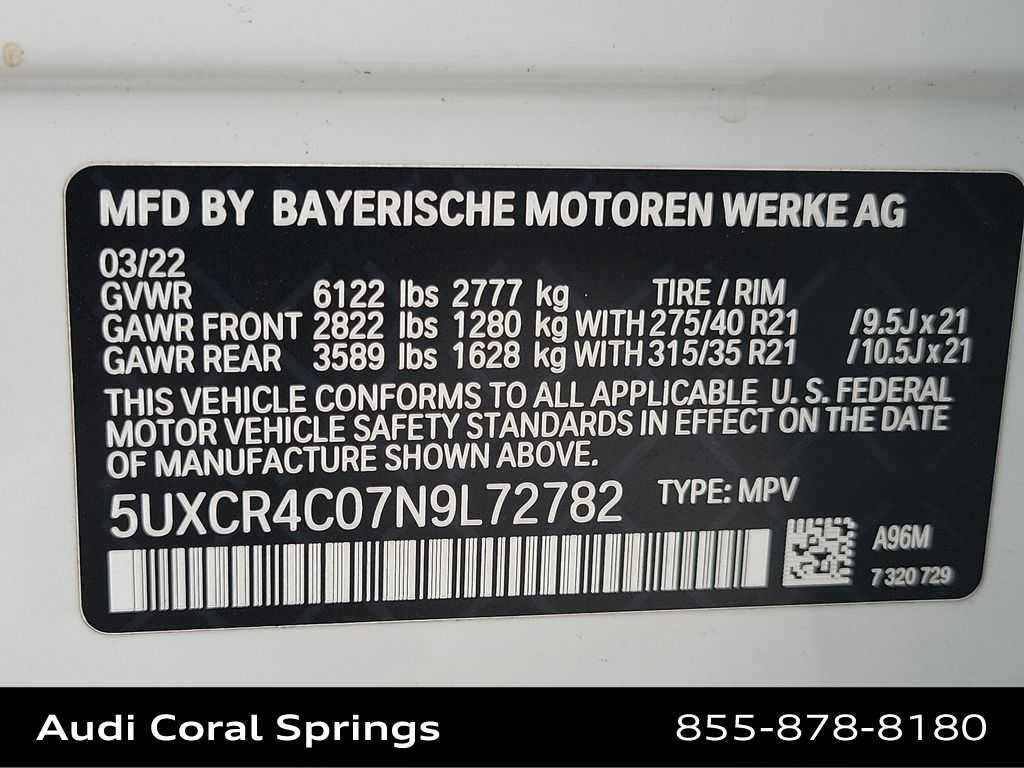 Used 2022 BMW X5 sDrive40i w/ M Sport Package RWD image 29
