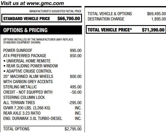 Used 2023 GMC Sierra 1500 AT4 w/ AT4 Preferred Package image 2