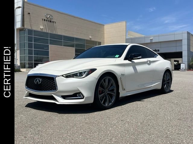 Certified 2019 INFINITI Q60 Red Sport 400 RWD image 1