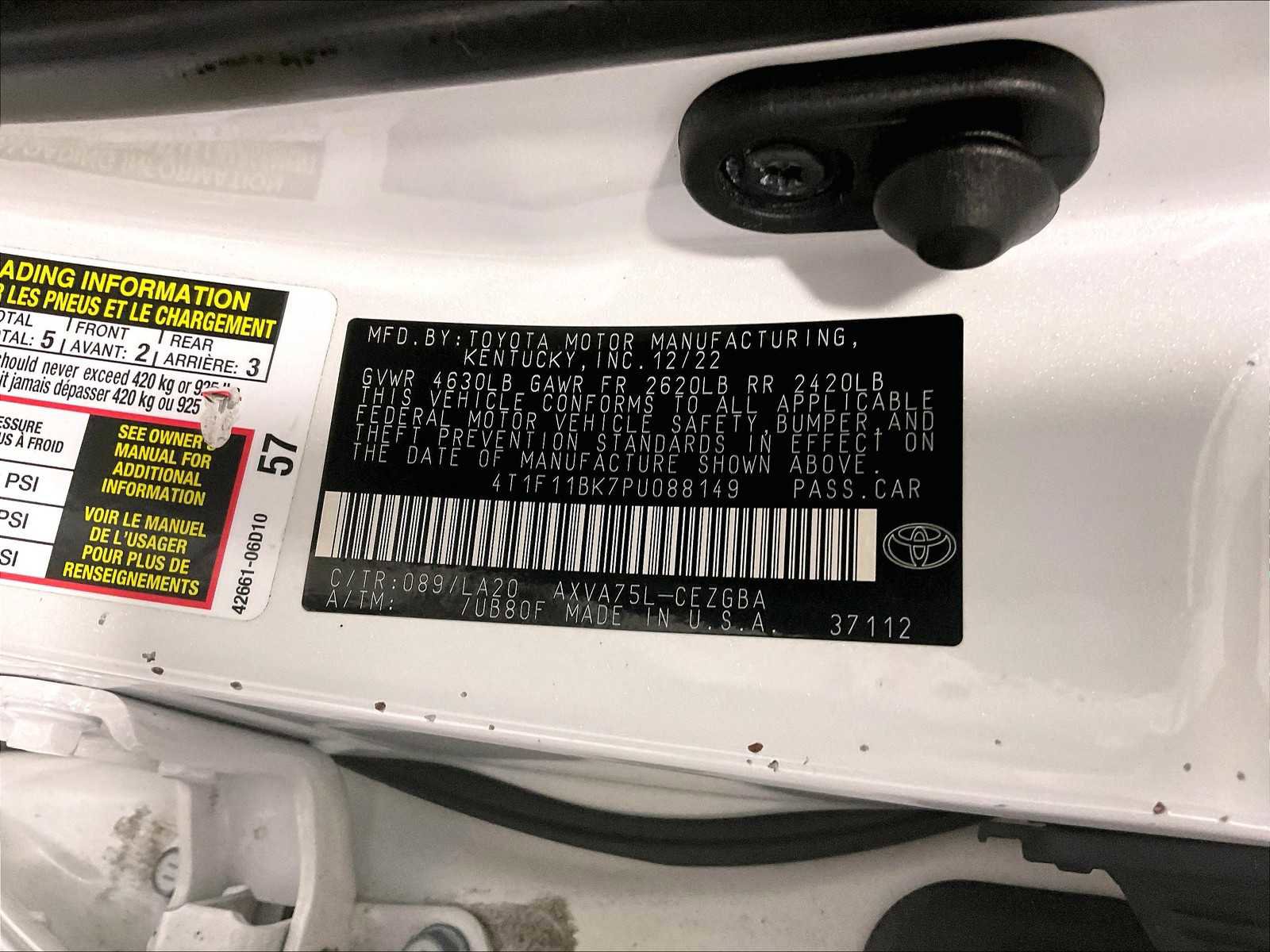 Used 2023 Toyota Camry XLE image 35