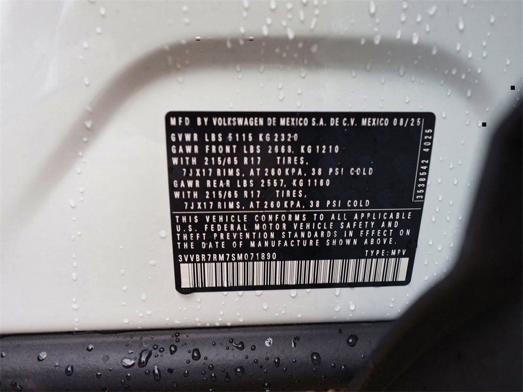 New 2025 Volkswagen Tiguan S image 27