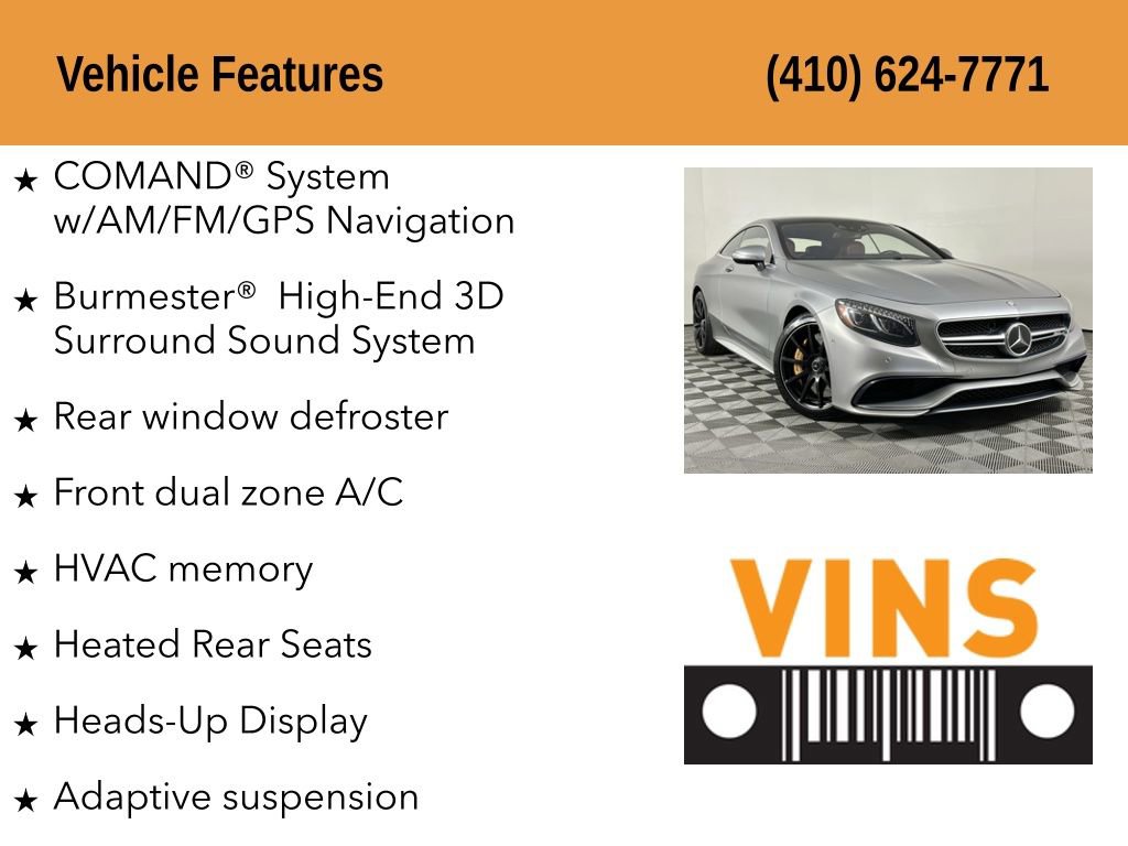Used 2015 Mercedes-Benz S 63 AMG S 63 AMGﾮ image 5