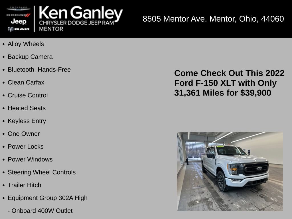 Used 2022 Ford F150 XLT w/ Equipment Group 302A High image 5