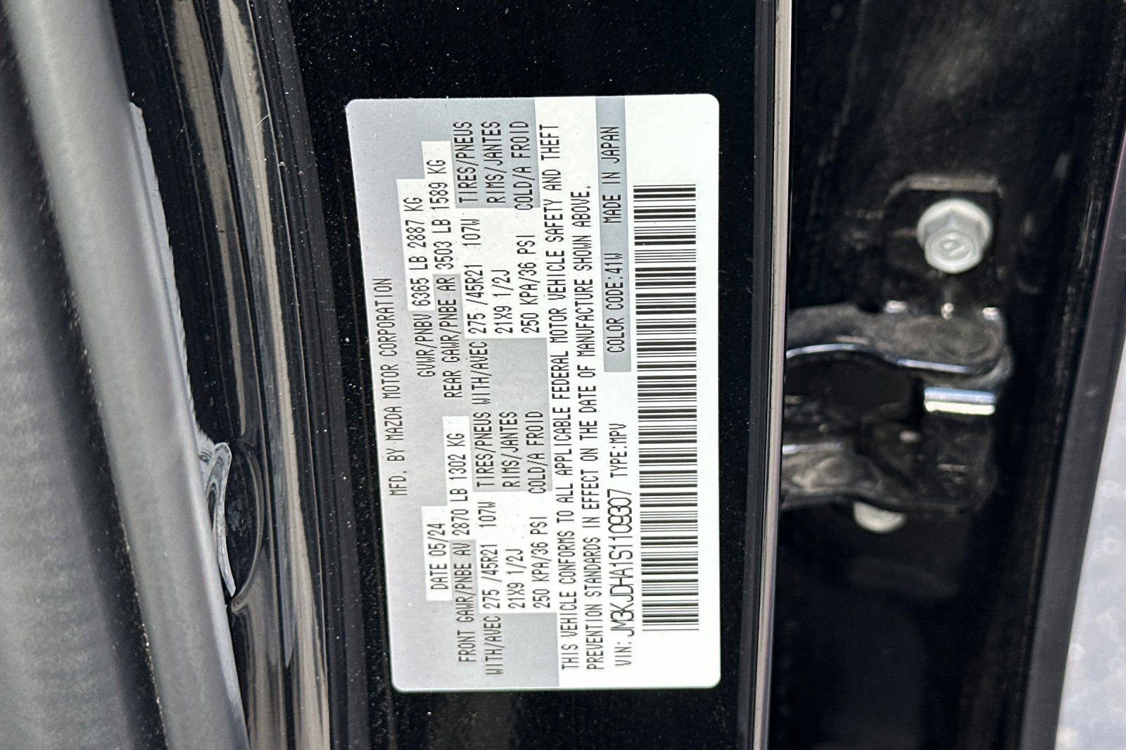 Certified 2025 MAZDA CX-70 Plug-In Hybrid w/ Premium Pkg image 31