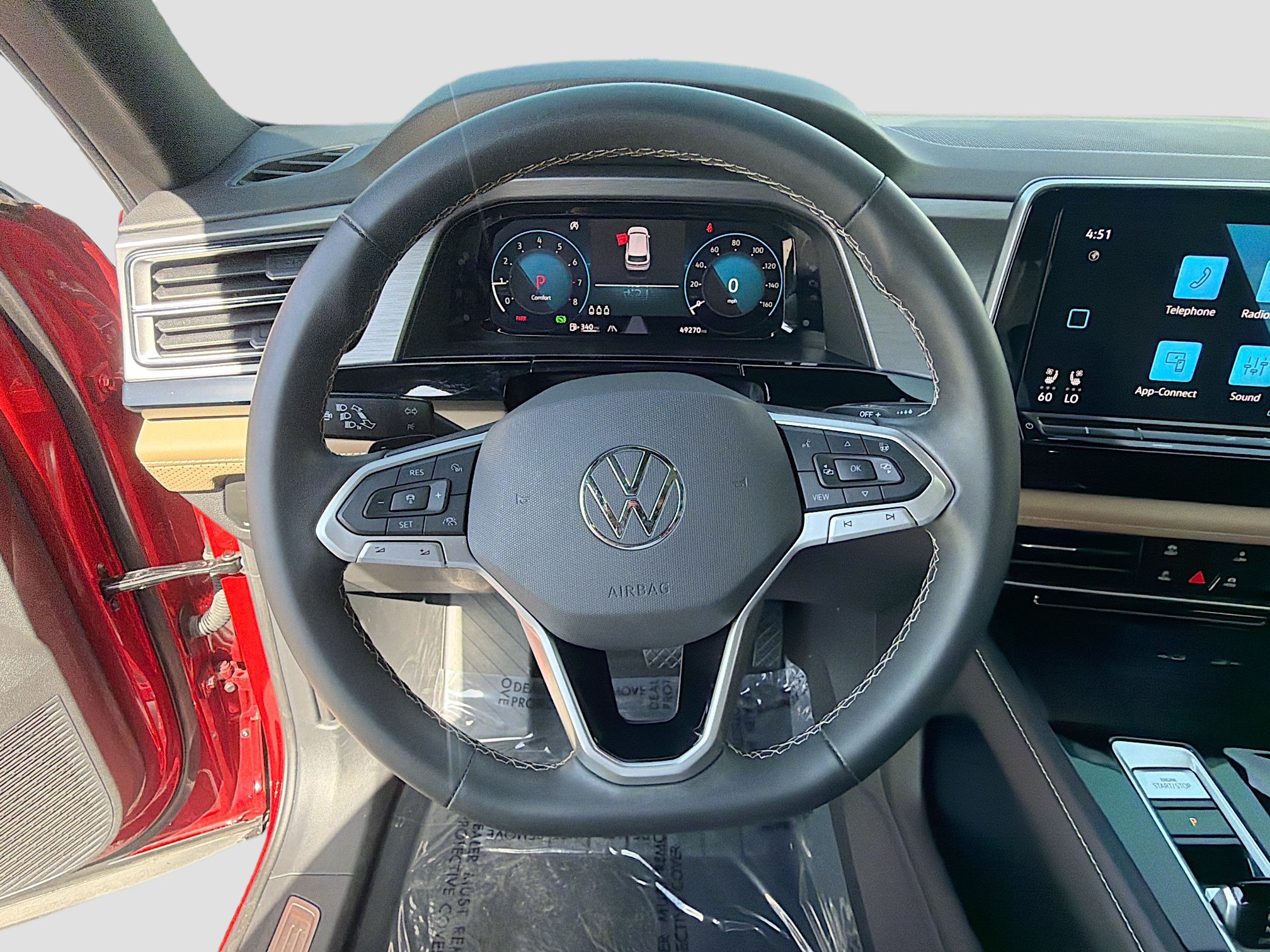 Used 2024 Volkswagen Atlas Cross Sport SE w/ Panoramic Sunroof Package FWD image 39