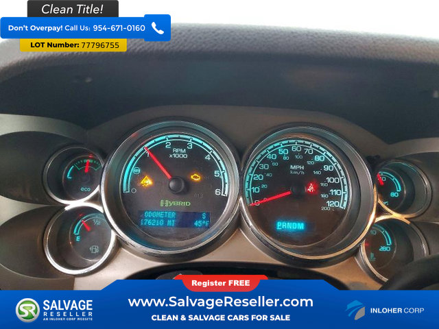 Used 2010 Chevrolet Silverado 1500 4x4 Crew Cab Hybrid image 12