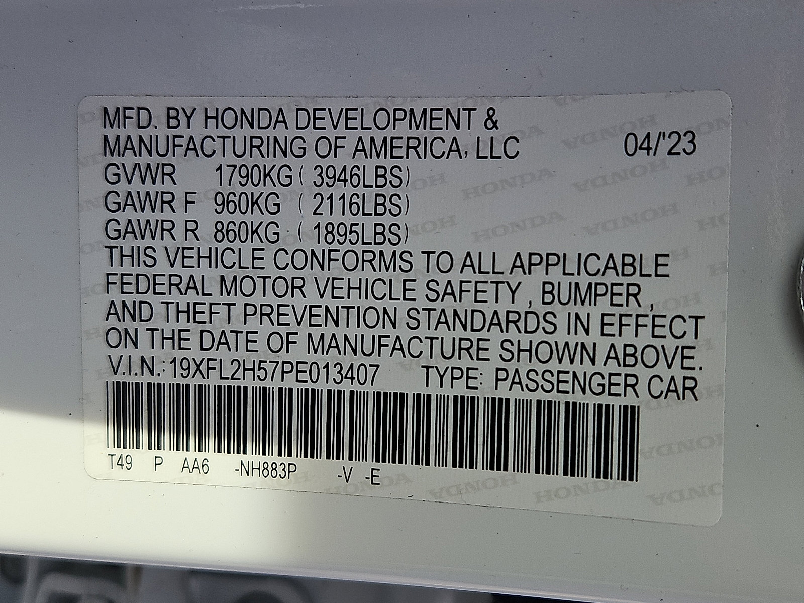 Certified 2023 Honda Civic LX image 26
