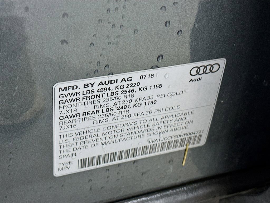 Used 2017 Audi Q3 2.0T Premium Plus w/ Premium Plus Package AWD/4WD image 33
