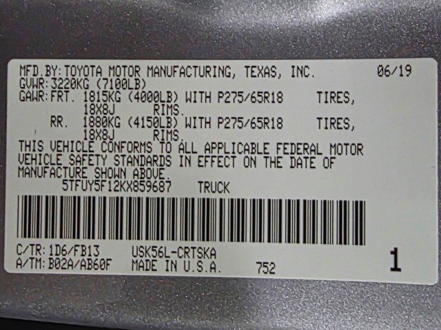 Used 2019 Toyota Tundra SR5 w/ TRD Off Road Package image 42