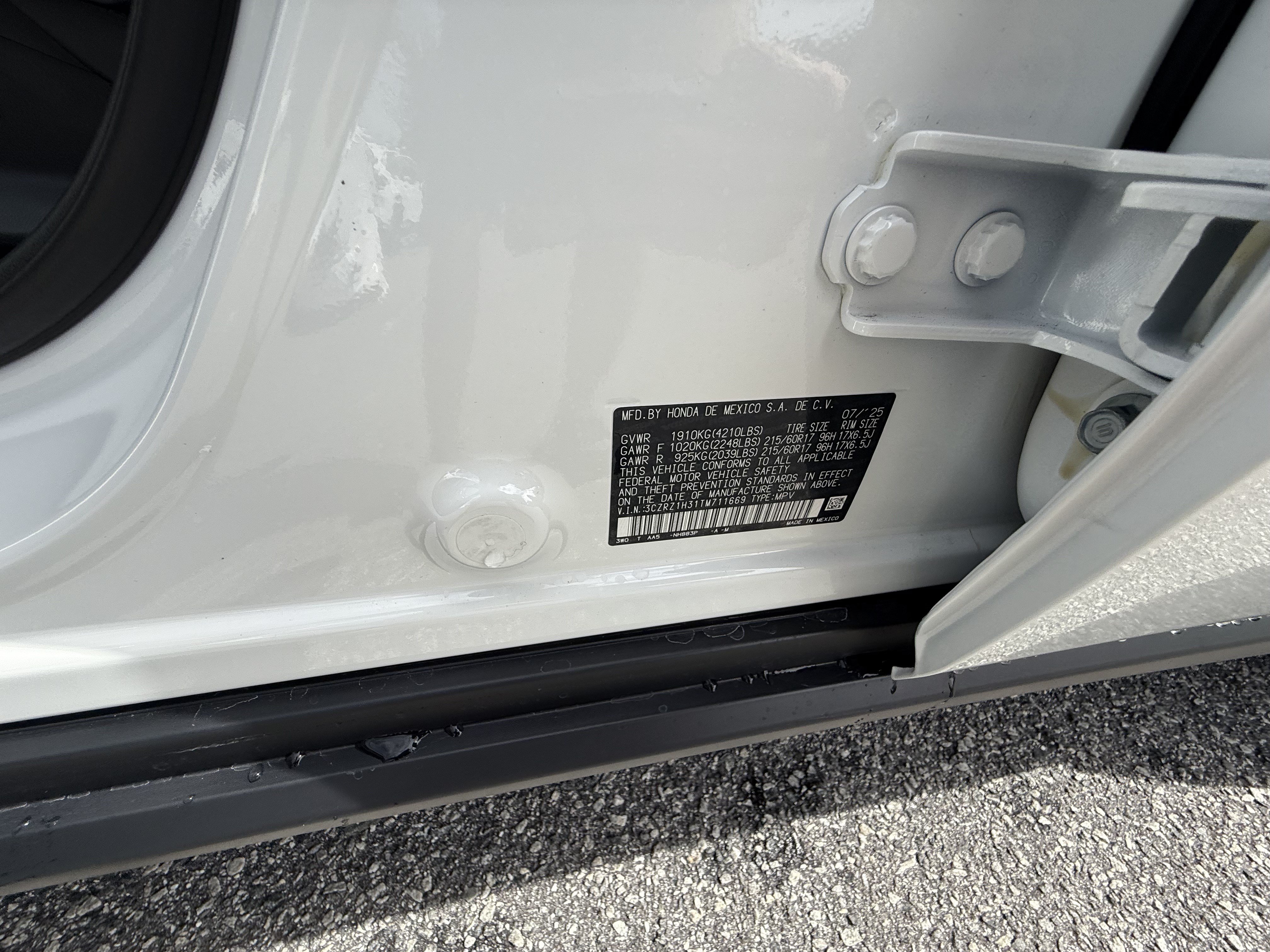 New 2027 Honda HR-V LX image 15