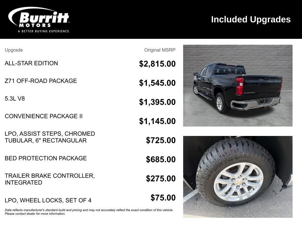 Used 2019 Chevrolet Silverado 1500 LT w/ All-Star Edition AWD/4WD image 3