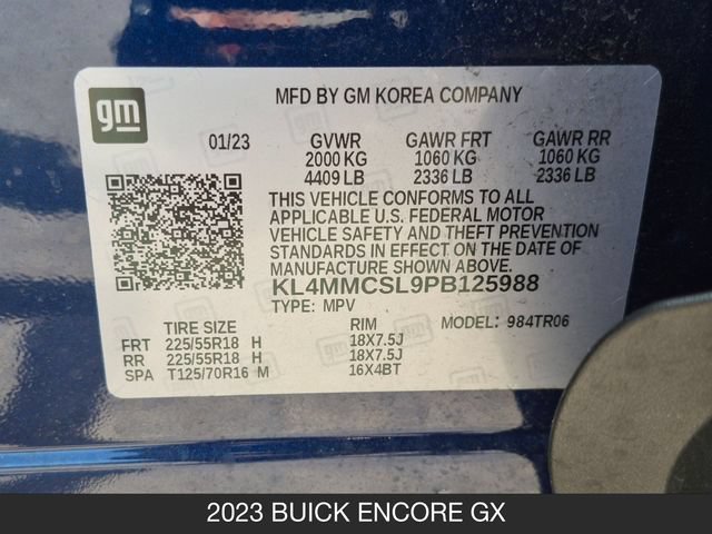 Used 2023 Buick Encore GX Preferred w/ Cold Weather Comfort Package AWD/4WD image 29