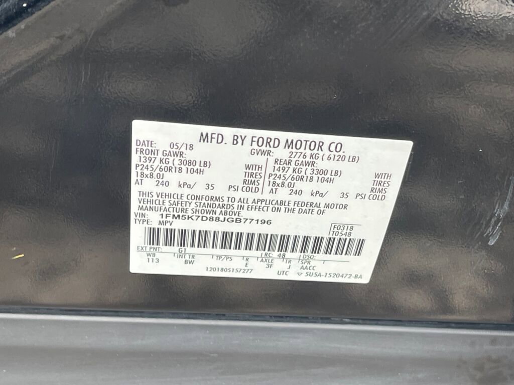 Used 2018 Ford Explorer XLT w/ Equipment Group 202A image 32