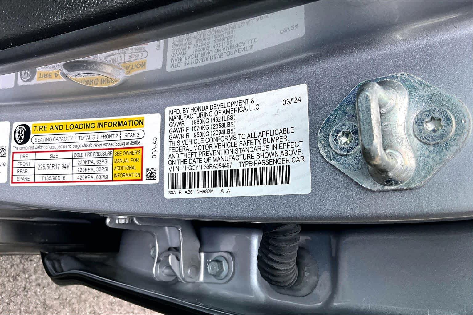 Used 2024 Honda Accord EX image 34