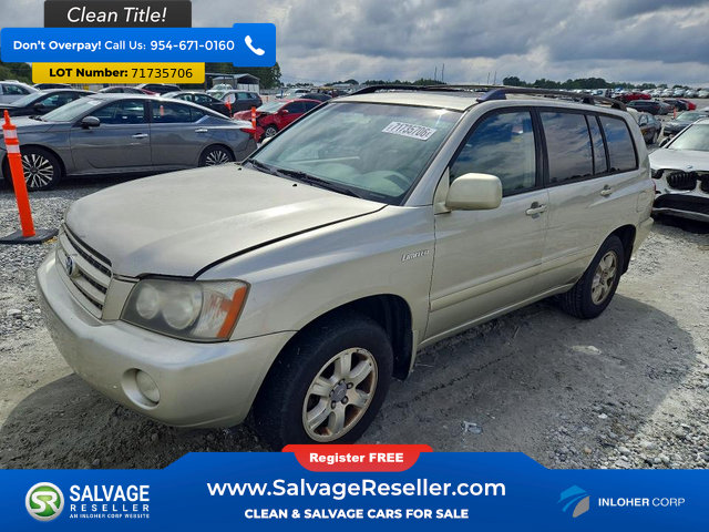 Used 2002 Toyota Highlander Limited w/ Leather Trim Pkg