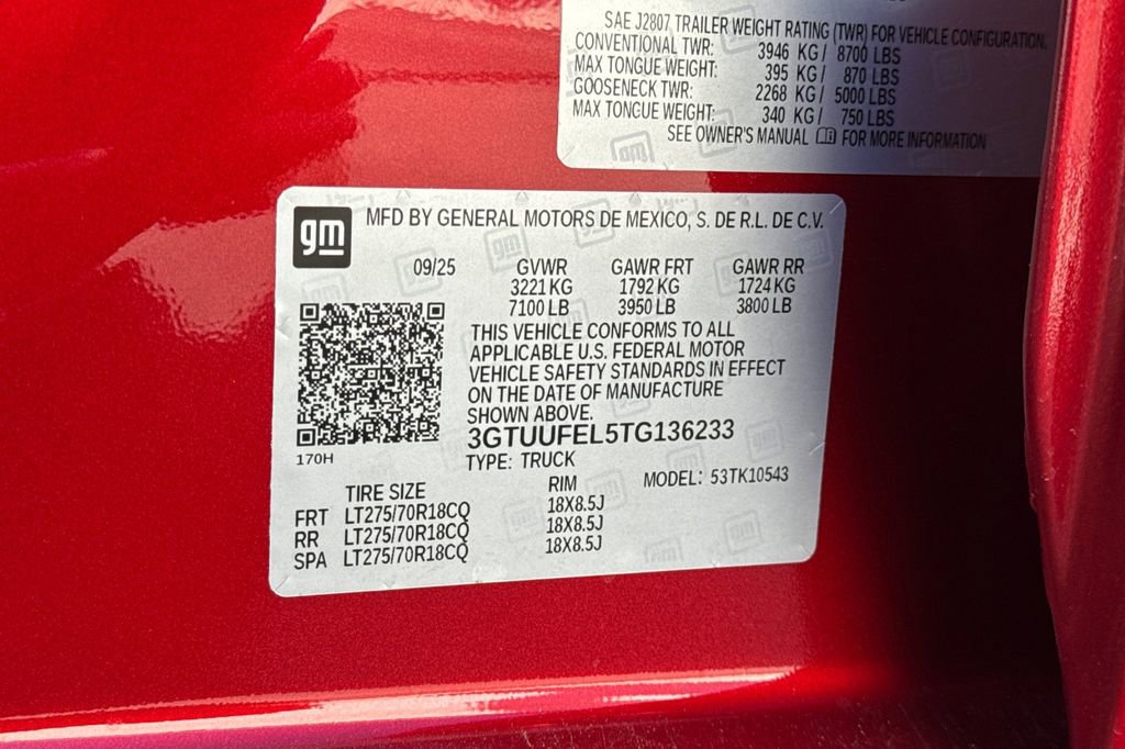 New 2026 GMC Sierra 1500 AT4X AWD/4WD image 23