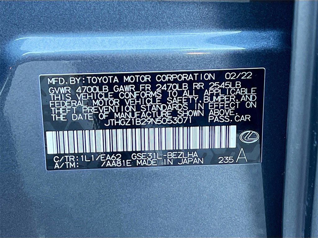 Used 2022 Lexus IS 350 F Sport w/ Accessory Package image 31