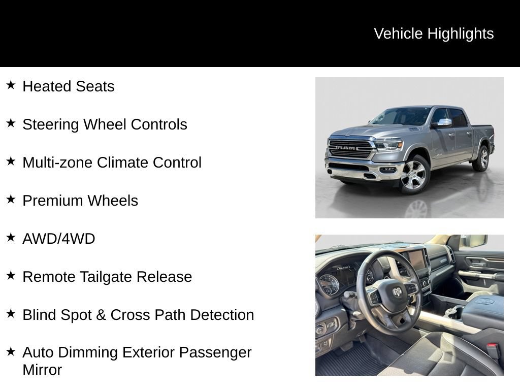 Used 2021 RAM 1500 Laramie AWD/4WD image 16