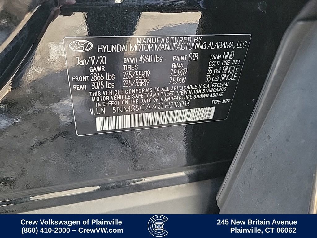 Used 2020 Hyundai Santa Fe Limited w/ Cargo Package image 37