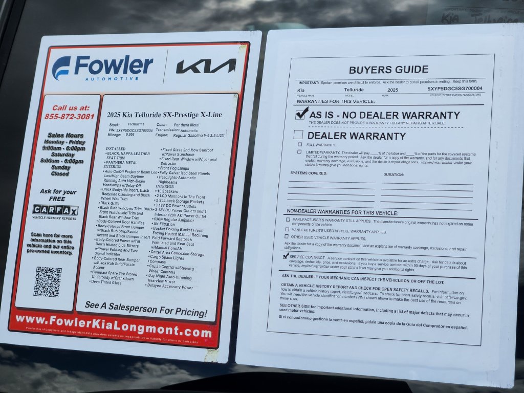 Certified 2025 Kia Telluride SX Prestige X-Line AWD/4WD image 31