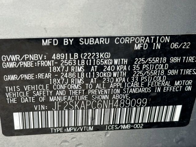 Used 2022 Subaru Forester Limited w/ Popular Package #2 AWD/4WD image 34