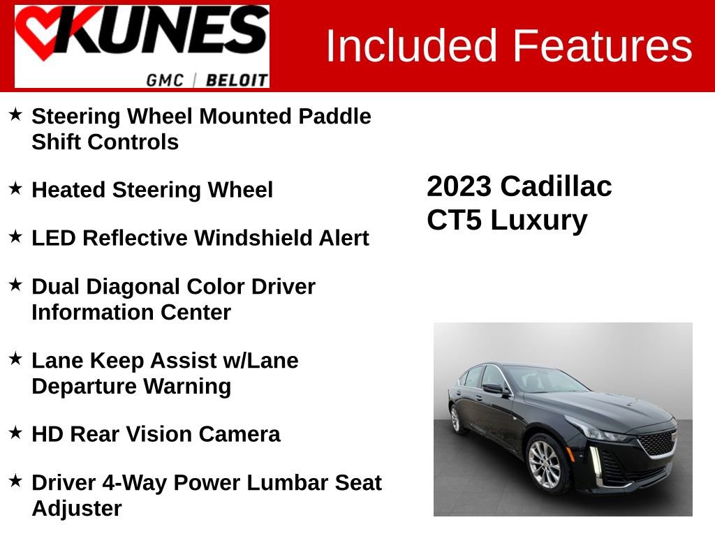 Used 2023 Cadillac CT5 Luxury image 3