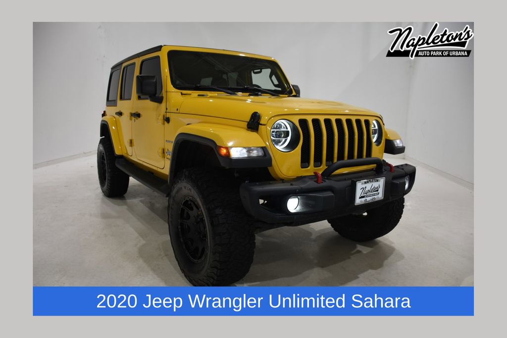 Used 2020 Jeep Wrangler Unlimited Sahara image 1