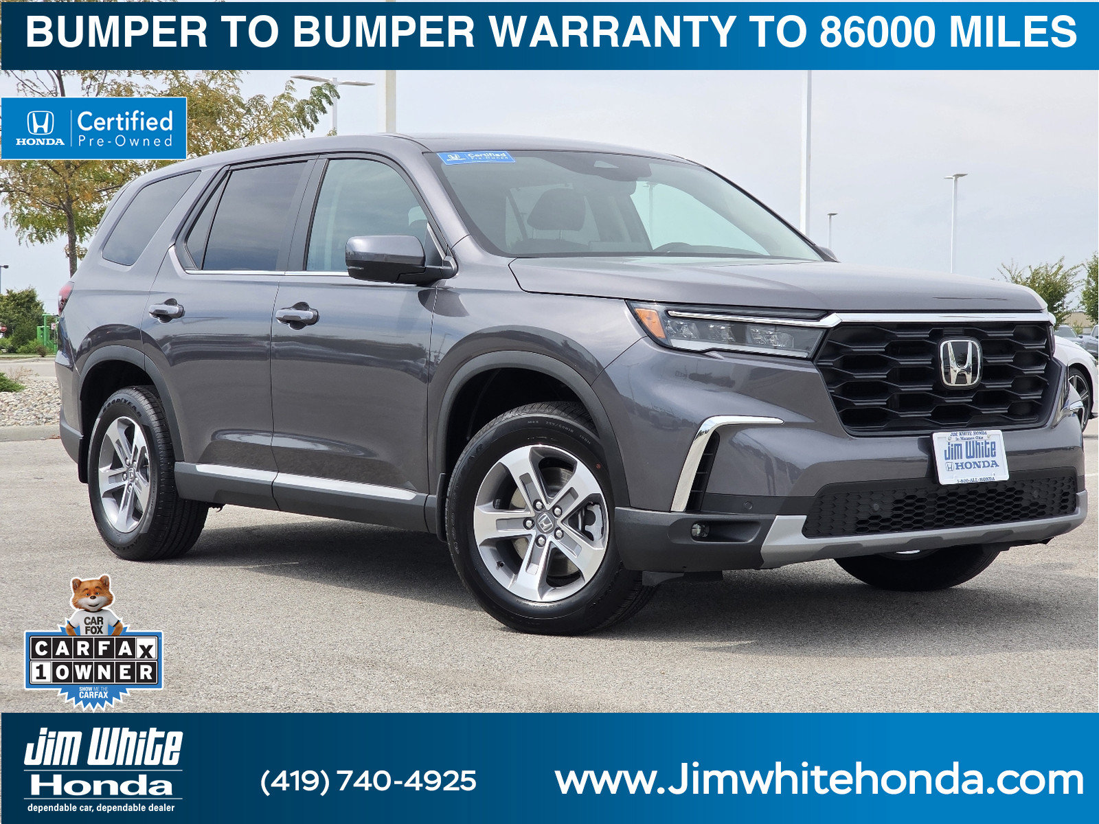 Certified 2025 Honda Pilot EX-L