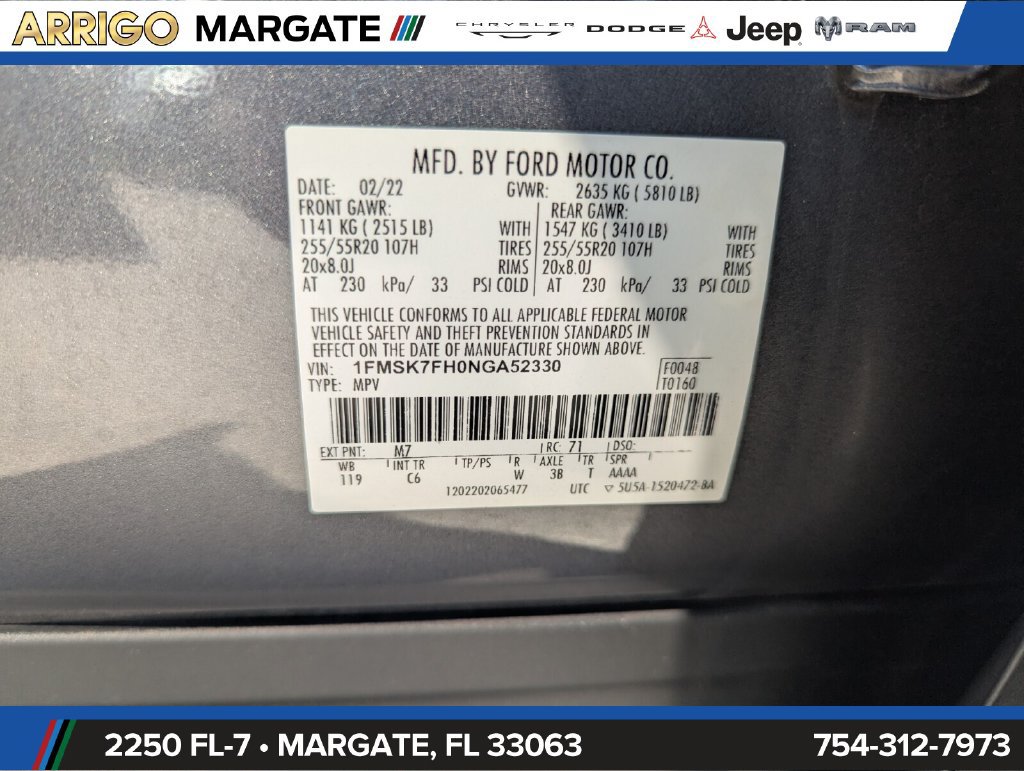 Used 2022 Ford Explorer Limited RWD image 33