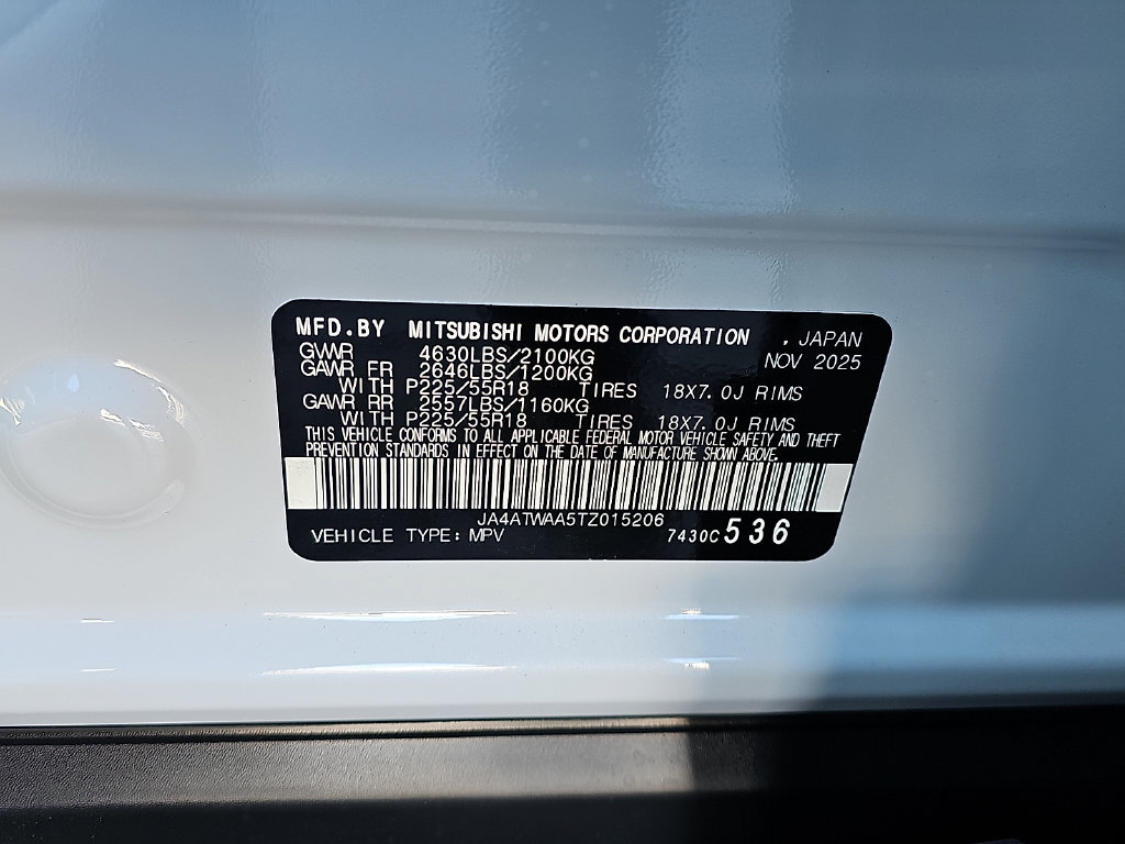 New 2026 Mitsubishi Eclipse Cross SE AWD/4WD image 19