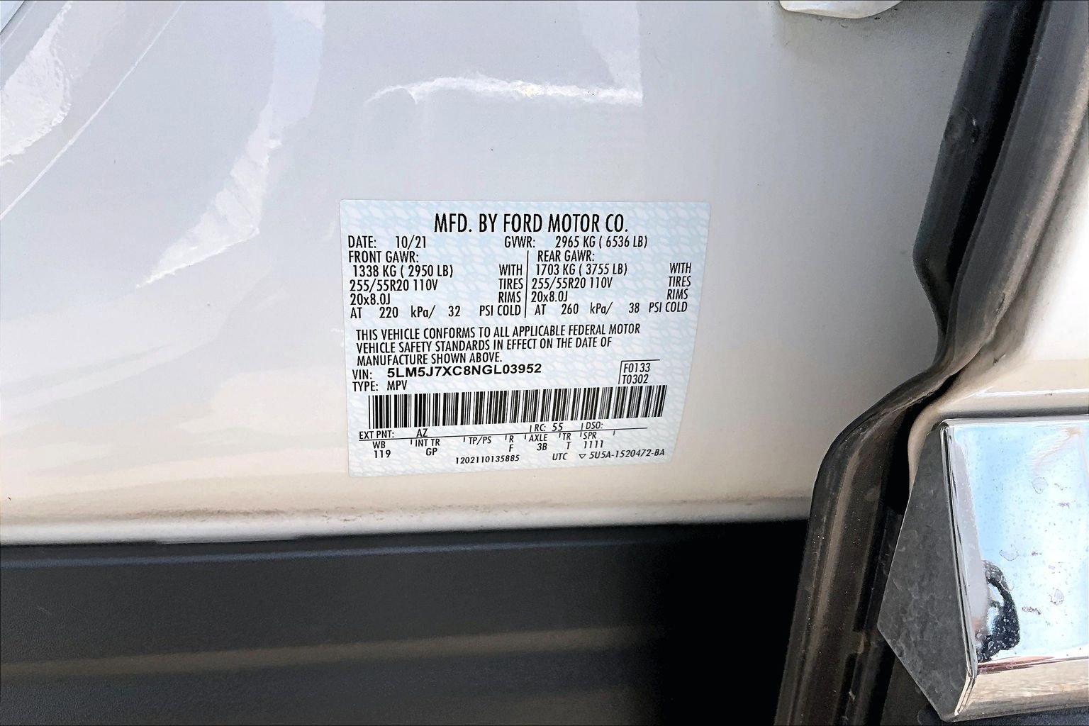 Used 2022 Lincoln Aviator Reserve w/ Equipment Group 201A AWD/4WD image 19
