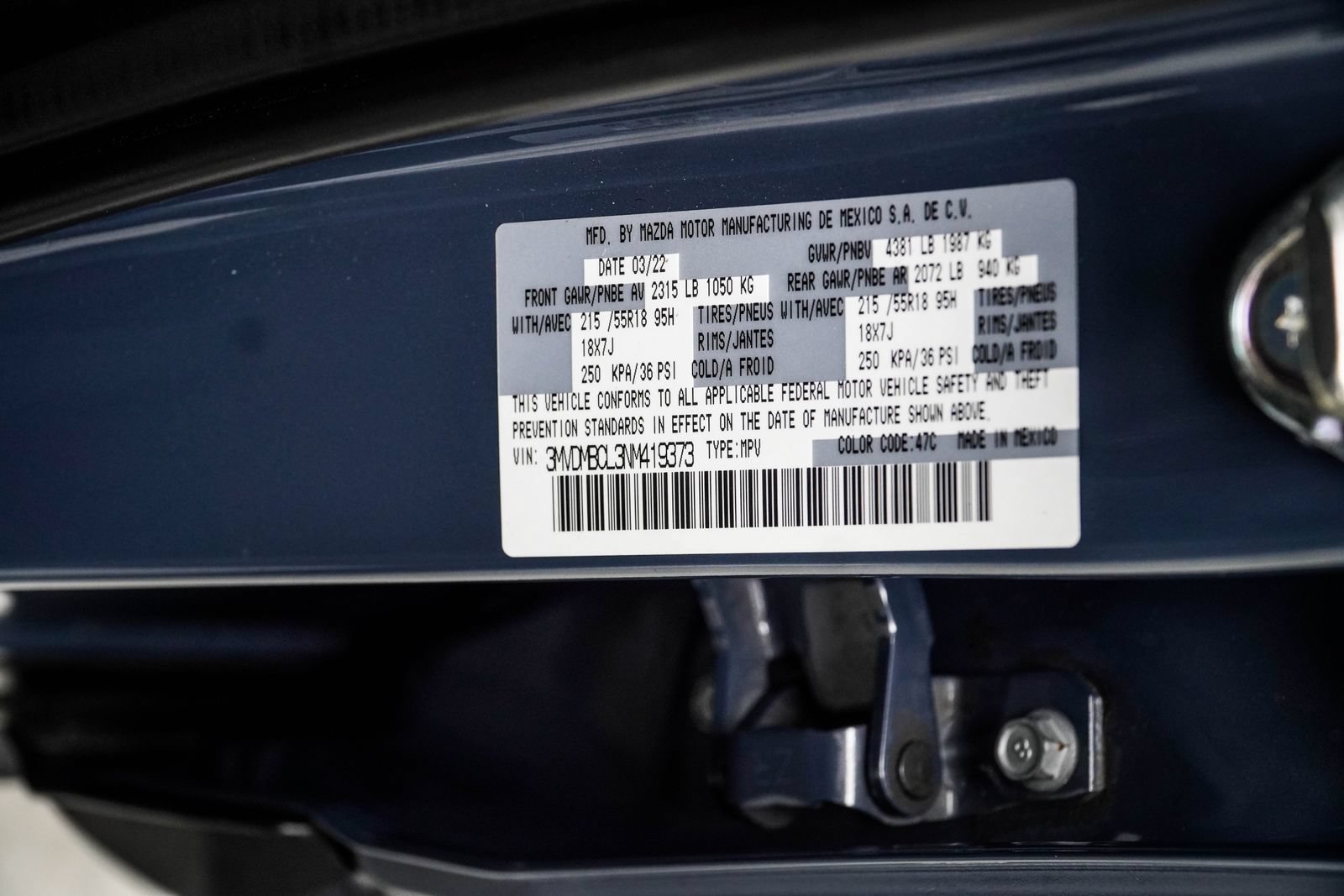 Used 2022 MAZDA CX-30 AWD 2.5 S w/ Preferred Package image 43