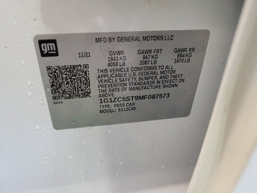 Used 2021 Chevrolet Malibu LS w/ Driver Confidence Package II FWD image 33