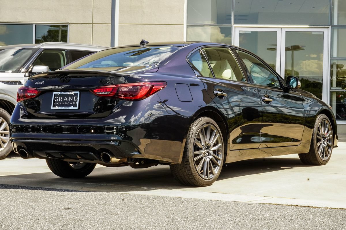 Used 2023 INFINITI Q50 Red Sport 400 w/ Black Opal Edition AWD/4WD image 13