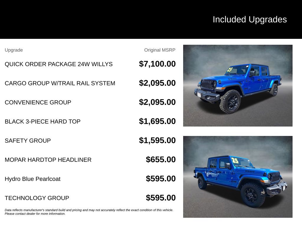 Used 2025 Jeep Gladiator Sport AWD/4WD image 34