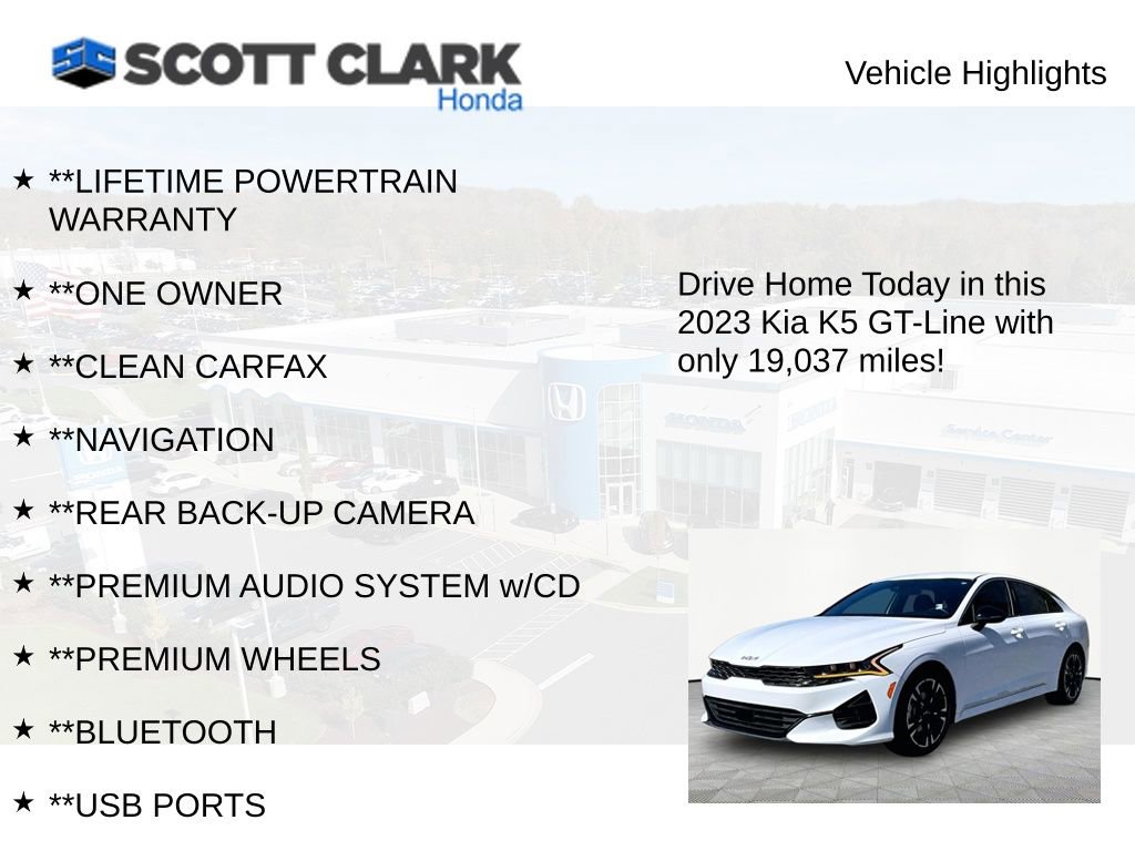 Used 2023 Kia K5 GT-Line w/ GT-Line Premium Package image 12