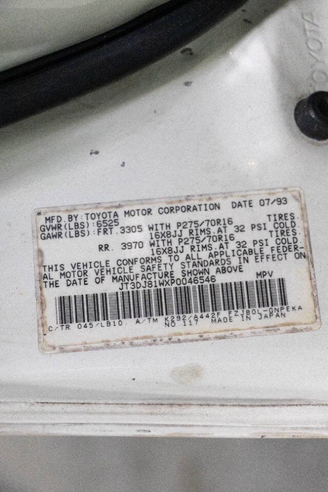 Used 1993 Toyota Land Cruiser image 16