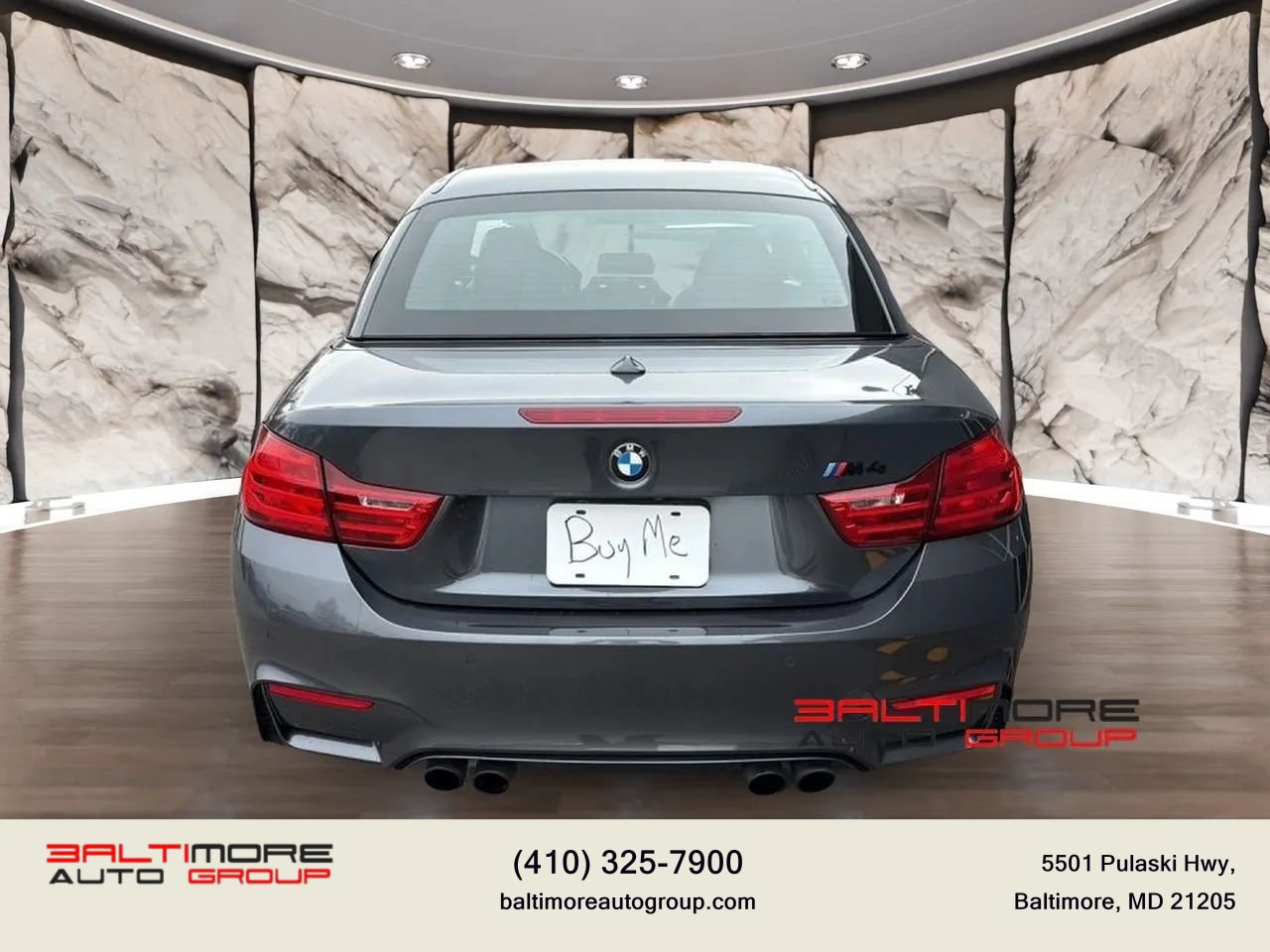 Used 2017 BMW M4 Convertible w/ Competition Package RWD image 10