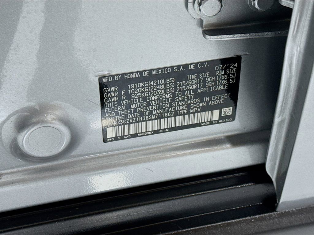 Certified 2025 Honda HR-V LX image 35