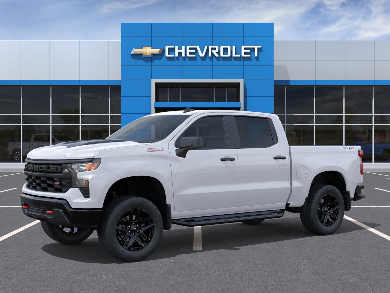 New 2026 Chevrolet Silverado 1500 Custom Trail Boss w/ LPO, Dark Essentials Package AWD/4WD image 2