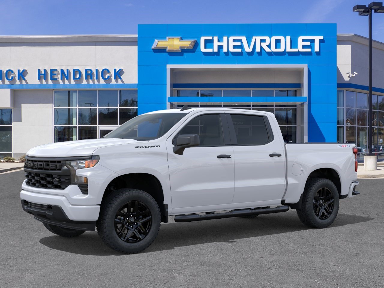 New 2026 Chevrolet Silverado 1500 Custom w/ Turbomax Blackout Package AWD/4WD image 3