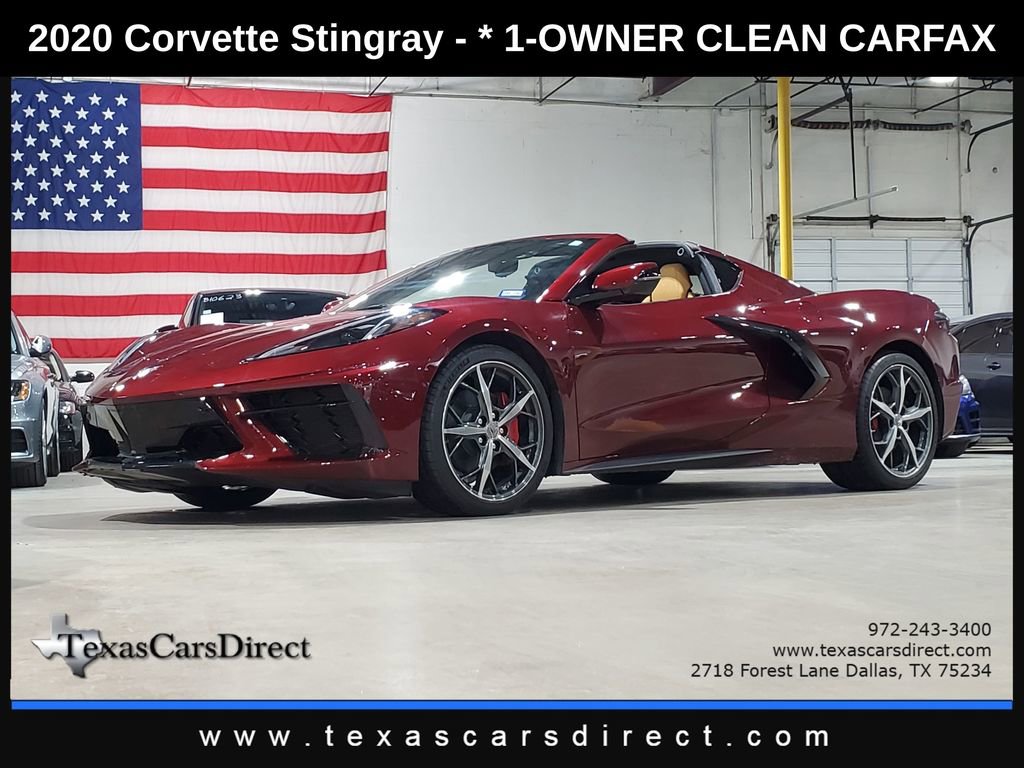 Used 2020 Chevrolet Corvette Stingray Preferred Cpe w/ 2LT Preferred Equipment Group 360° Tour